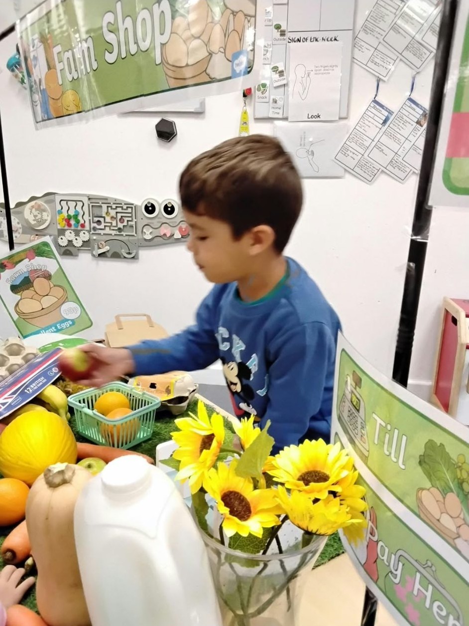 Children learning and playing at JC Little Explorers Southbourne nursery