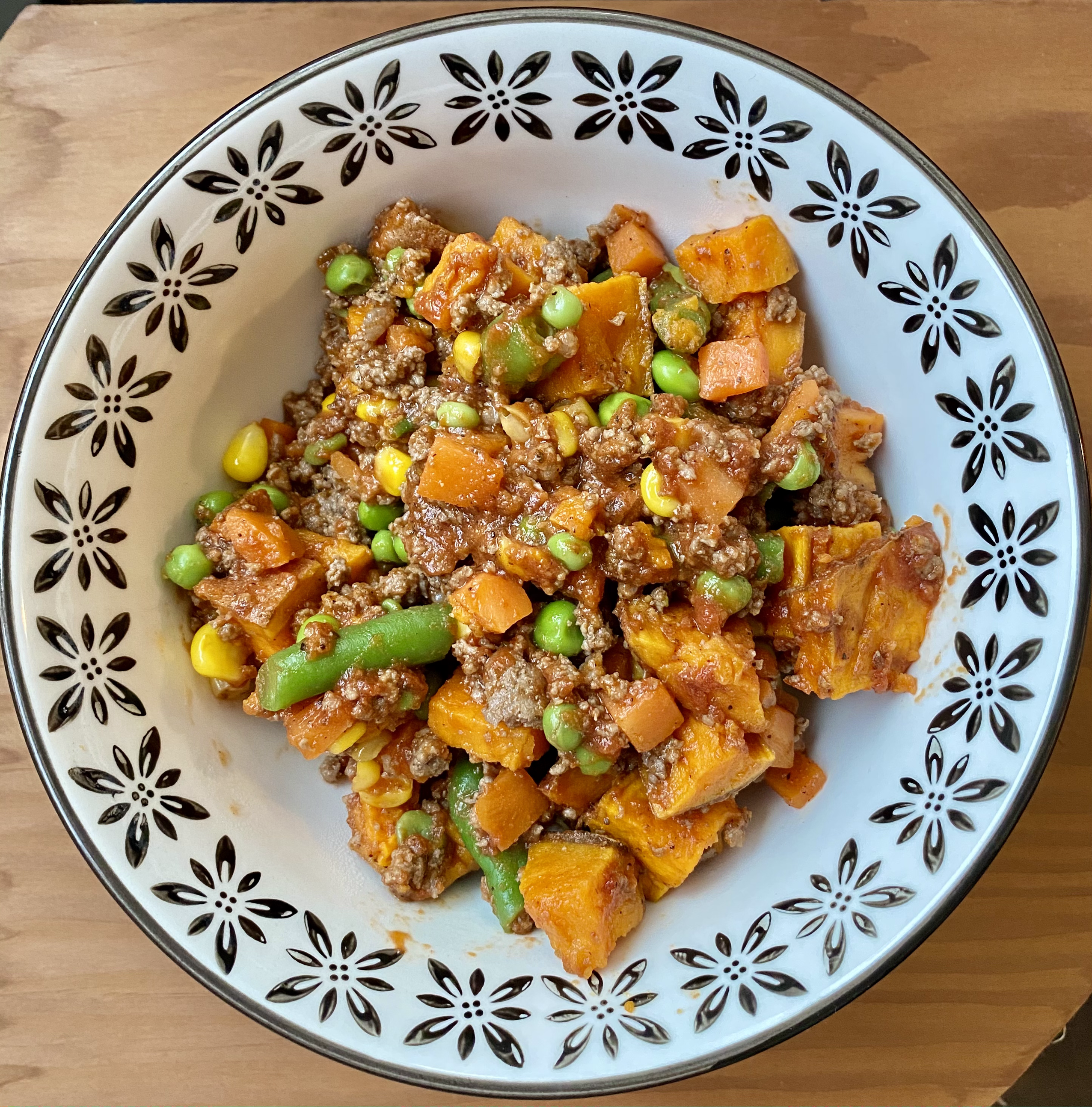 Sweet Potato Pizza Bowl