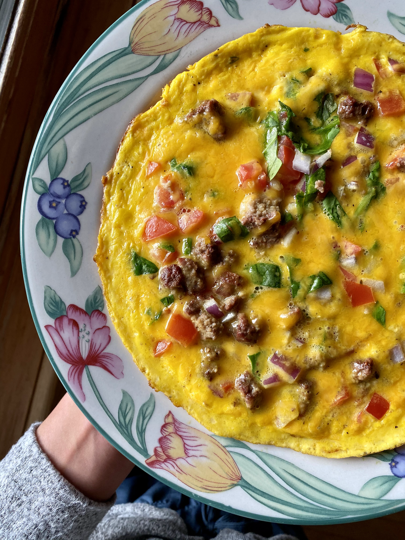 Cheeseburger Egg Skillet