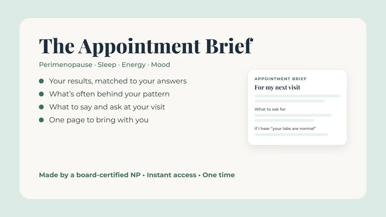 The Appointment Brief