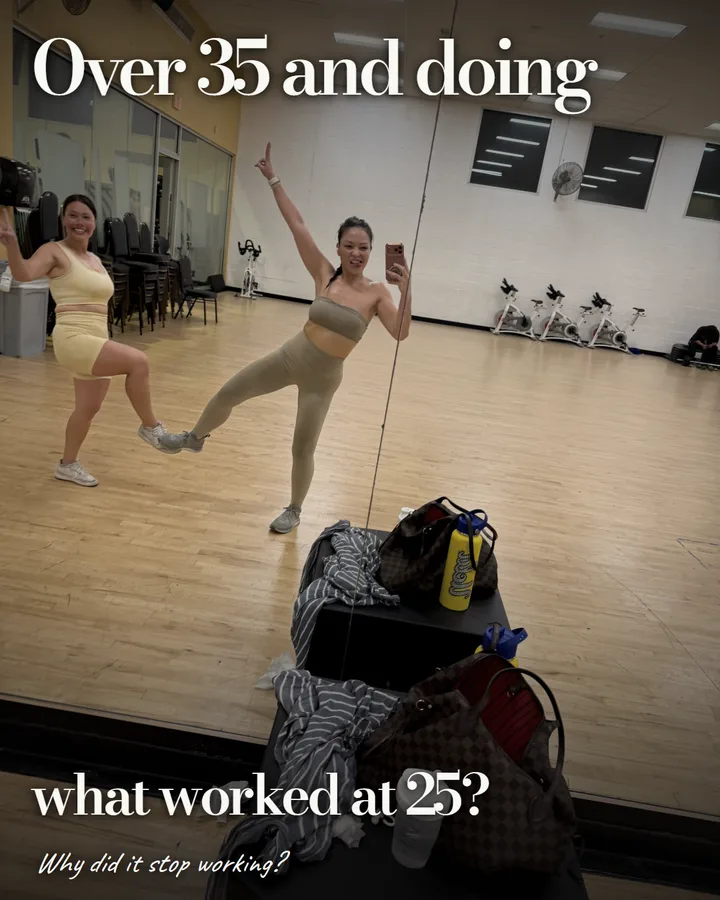 Over 35 and doing what worked at 25?