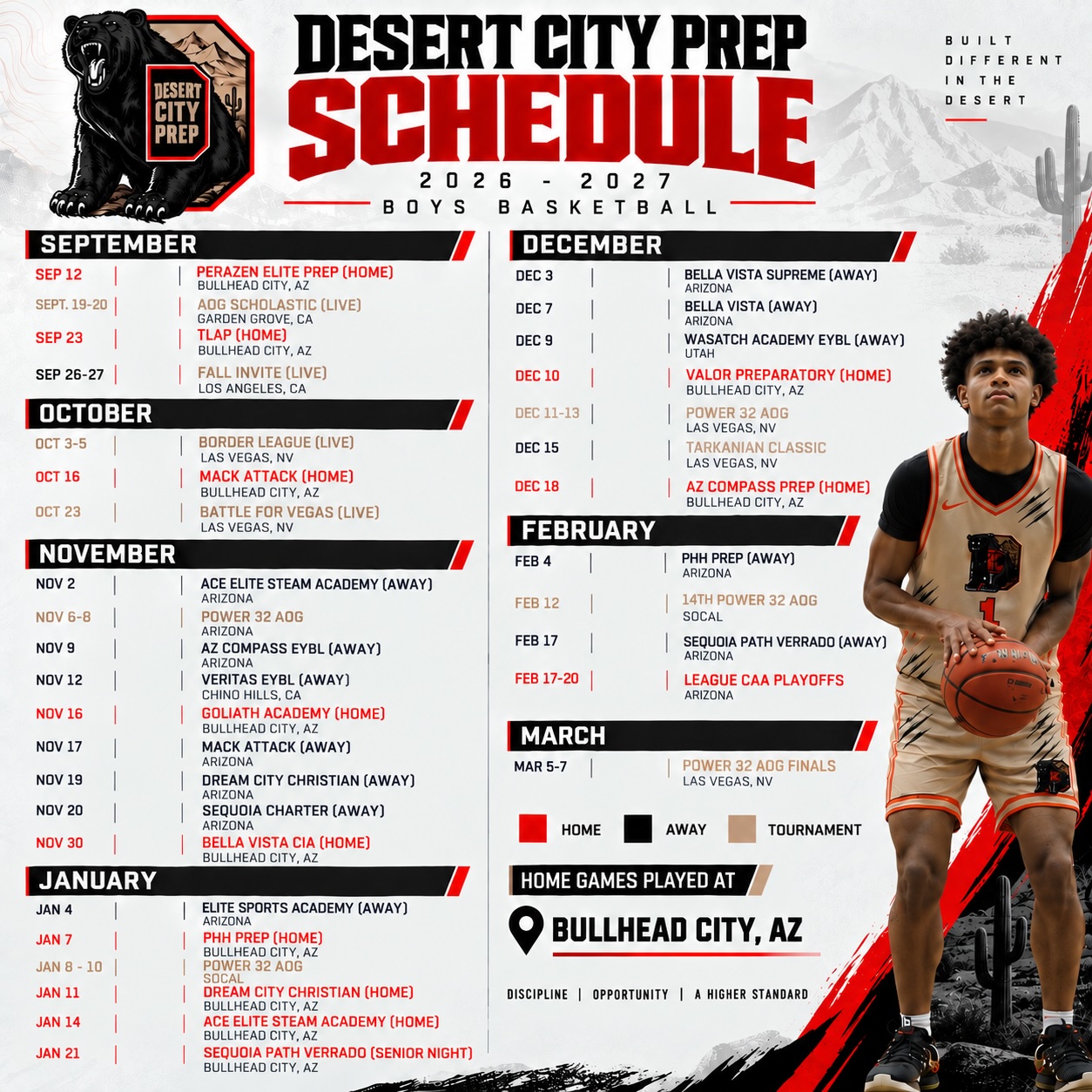 Desert City Prep Basketball Highlights