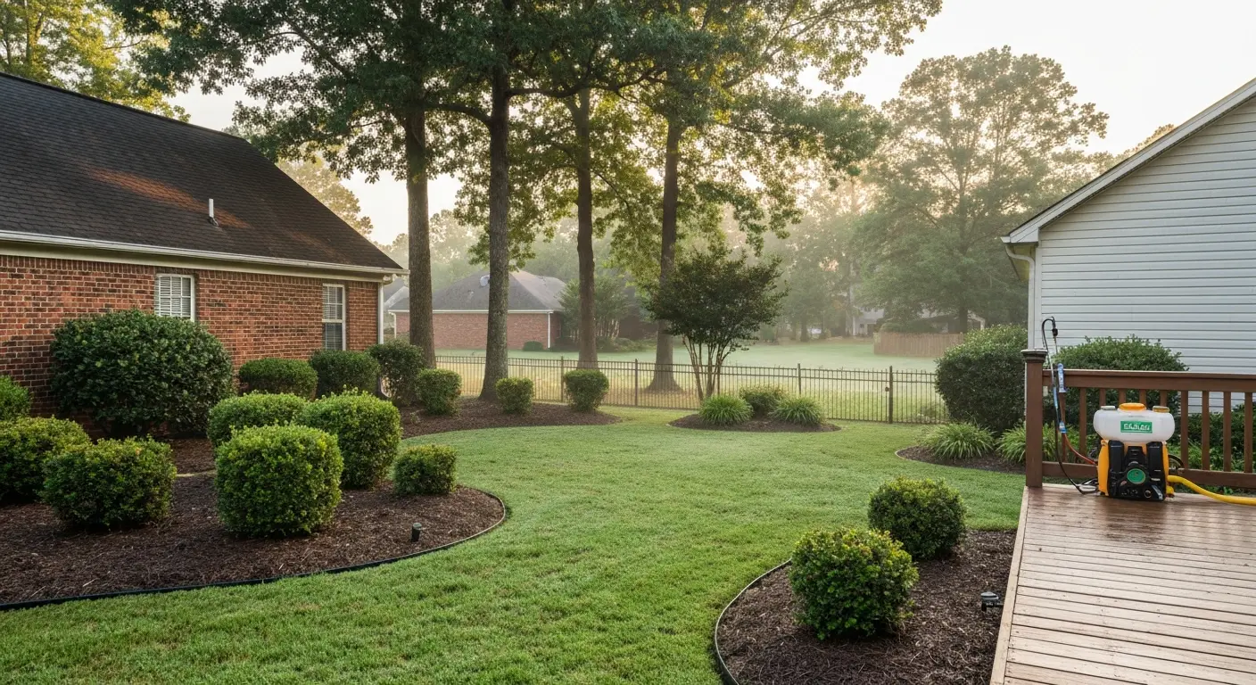 Mosquito treatment yard service