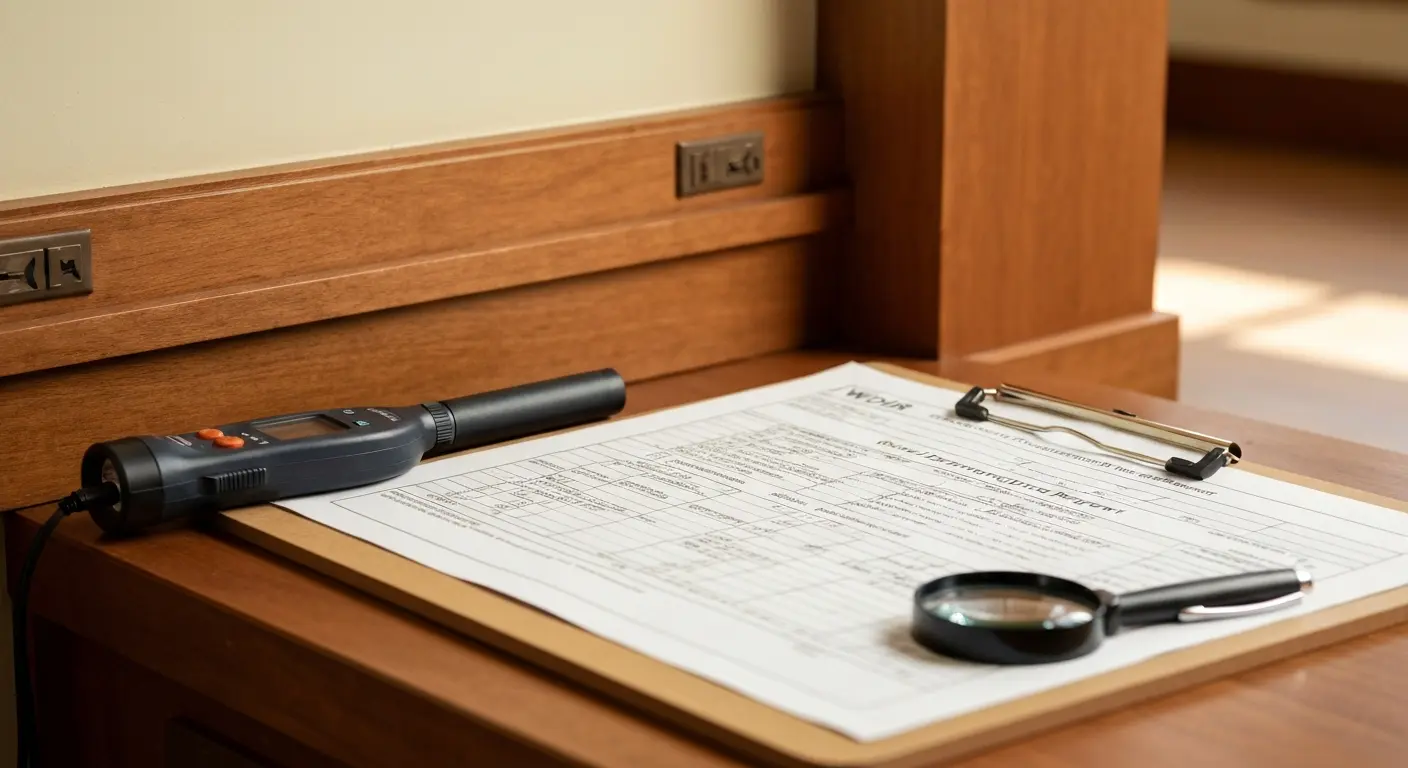 Real estate inspection report