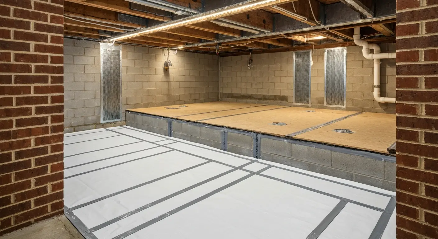 Crawlspace pest prevention