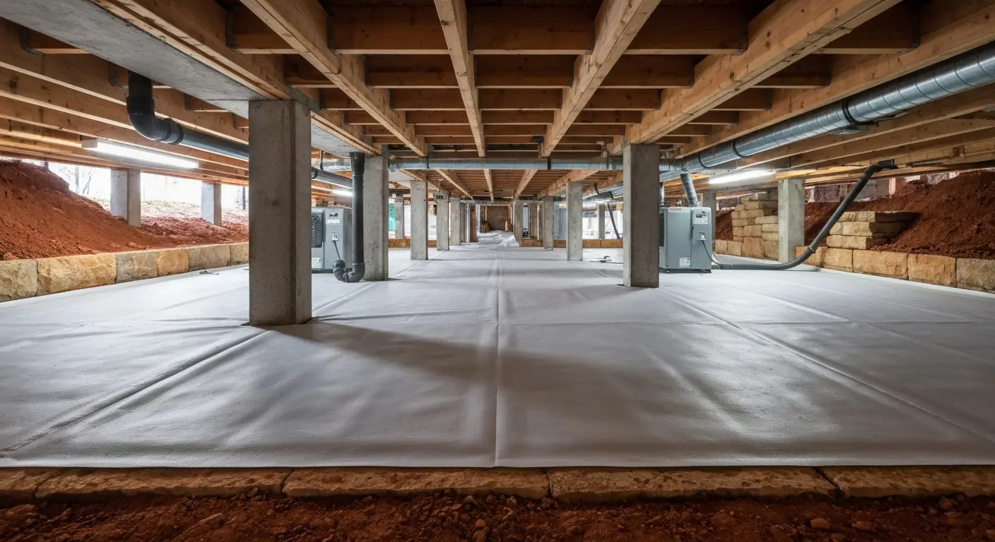 Crawlspace moisture prevention