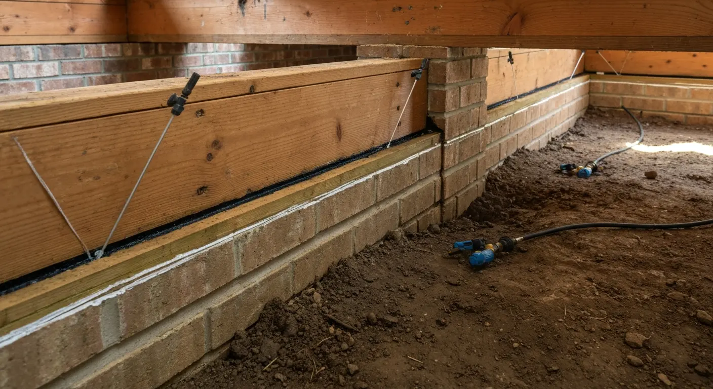 Termite damage inspection