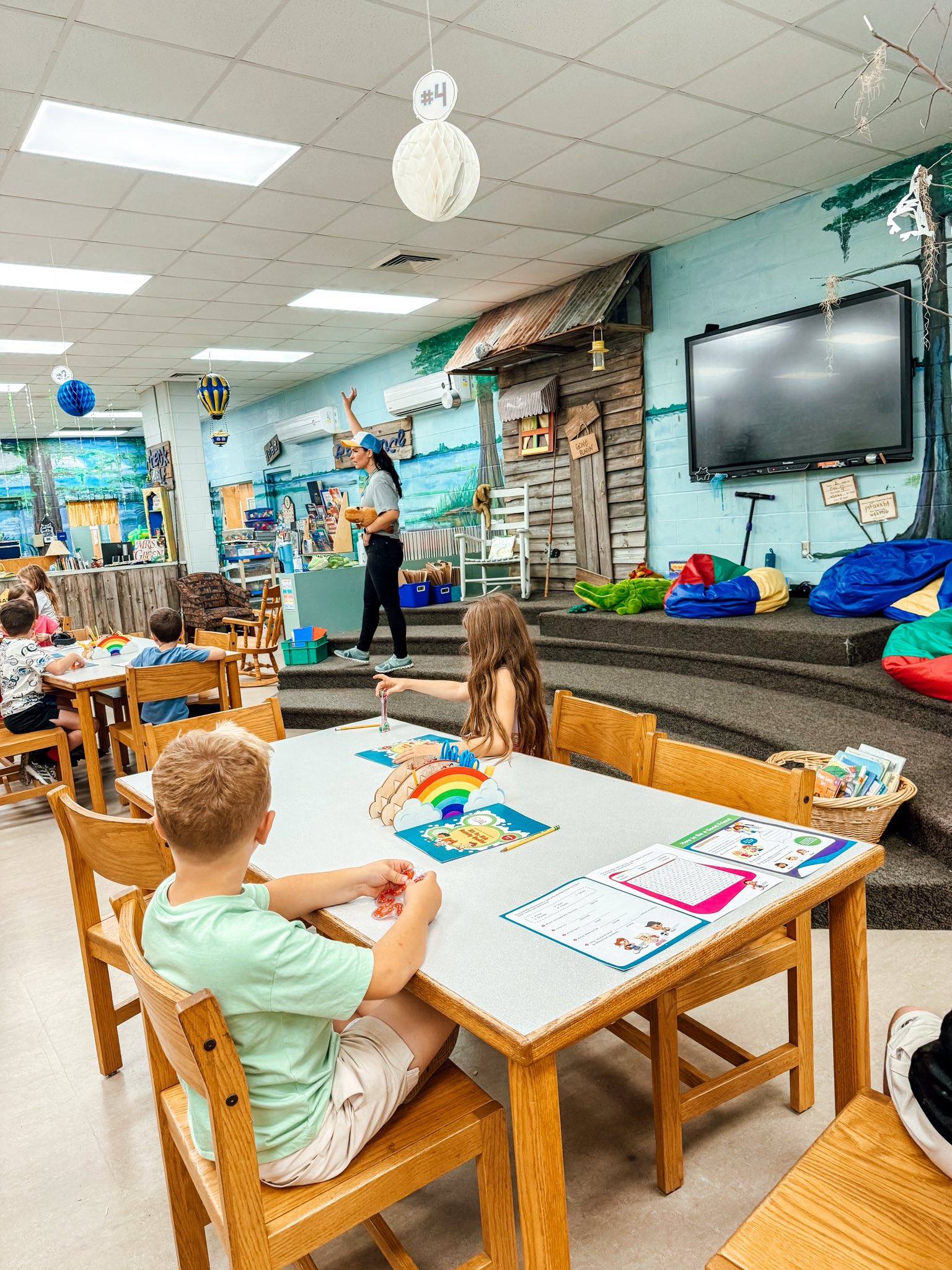 Volunteers at a Caiden's Corner community event