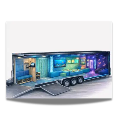 Interior sensory zones inside the Mobile Sensory Unit