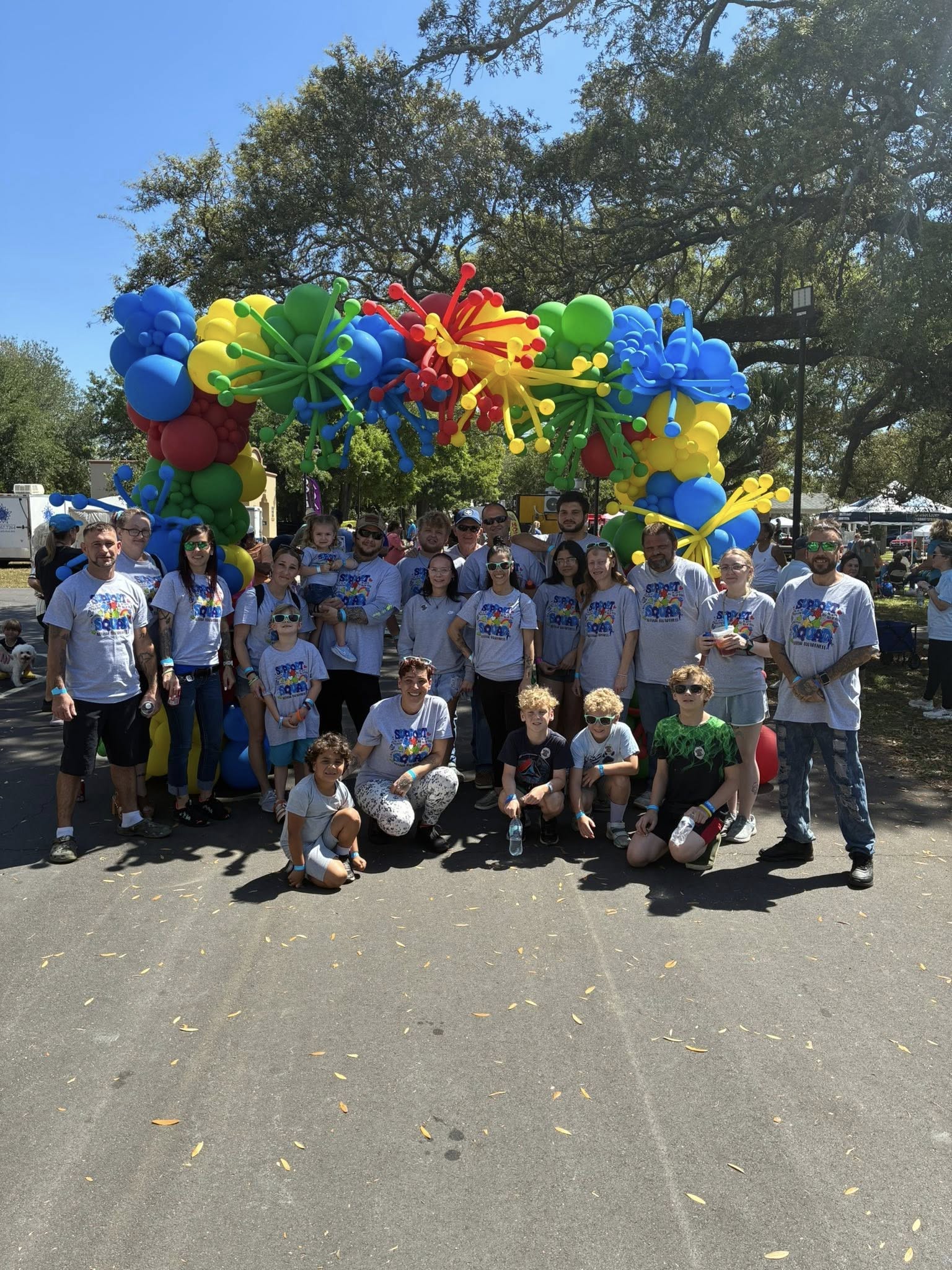 Families at the Caiden's Corner Autism Acceptance Walk