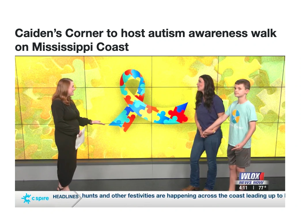 WLOX coverage of the 2026 Autism Awareness Walk