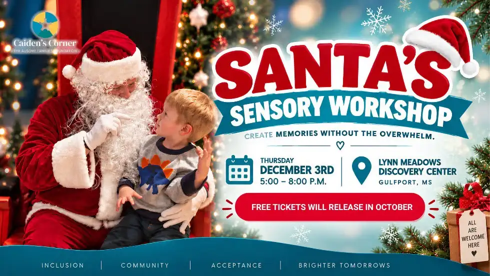Santa's Sensory Workshop, December 3, 2026