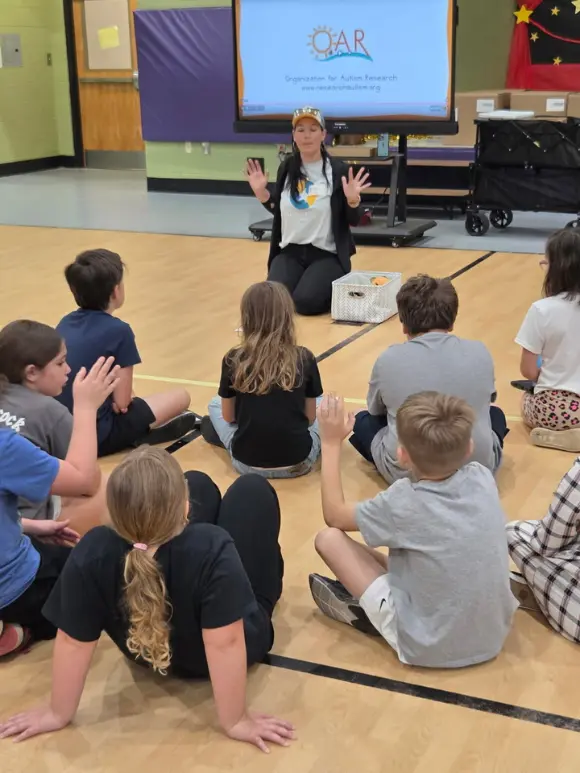 Colors for Autism school visit and peer learning