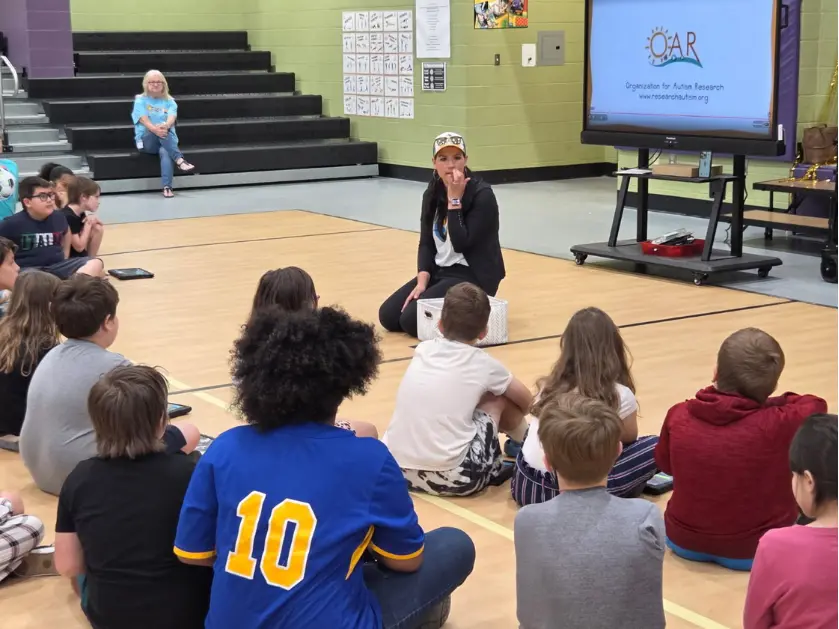 Colors for Autism school visit and peer learning