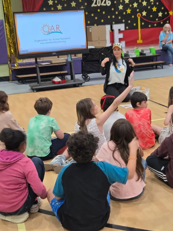 Colors for Autism school visit and peer learning