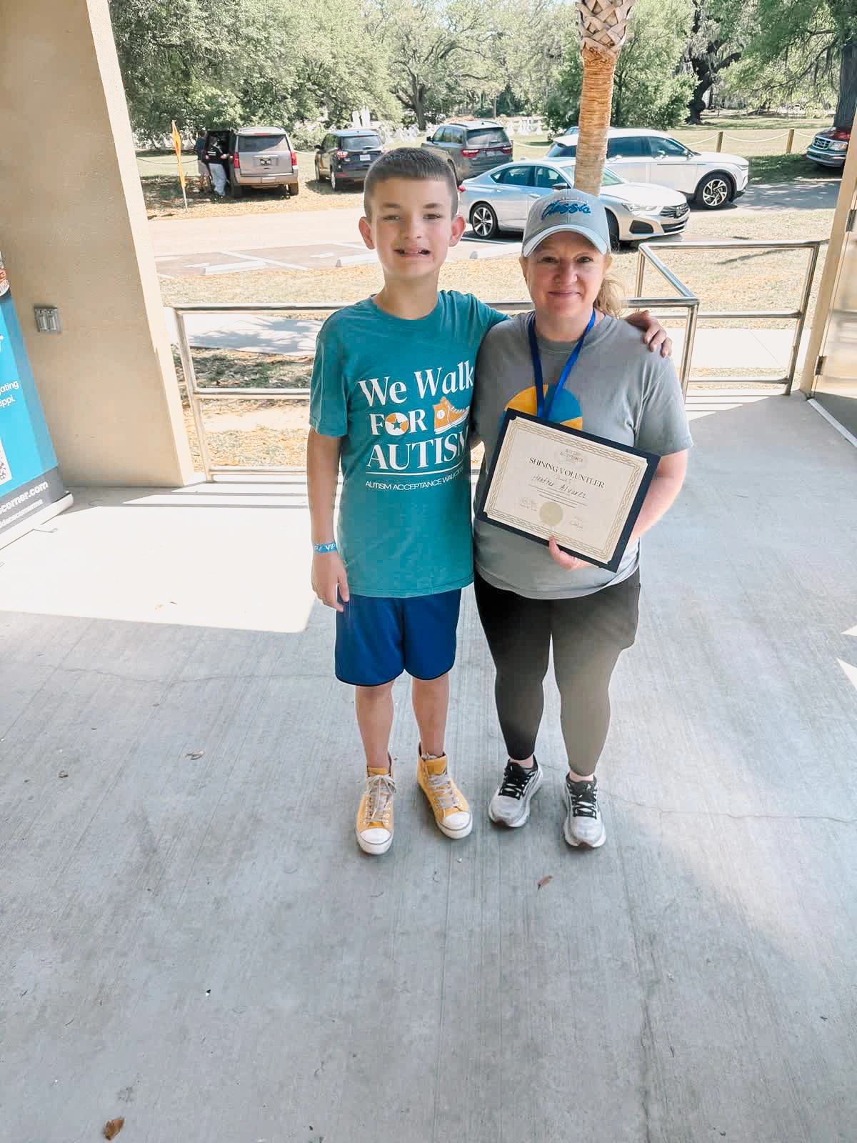 A moment from the 2026 Autism Acceptance Walk celebration