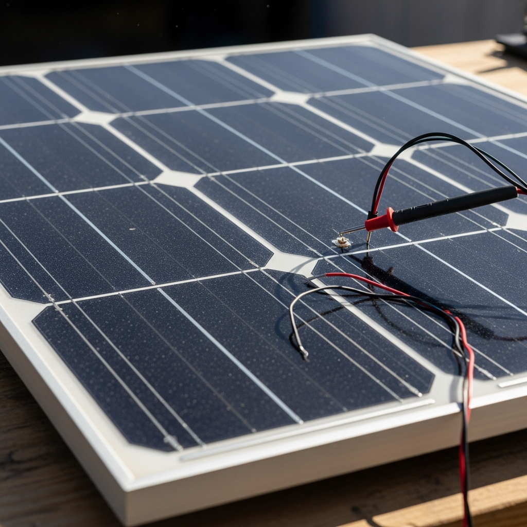 Electrician reviewing a panel for EV charging rebate readiness