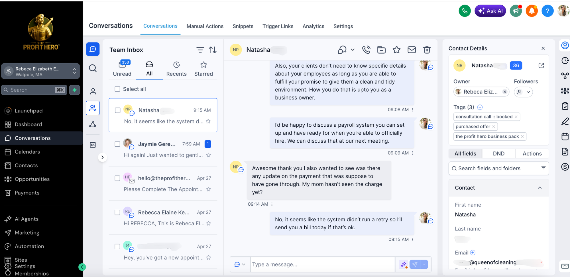 Profit Hero™ Conversations