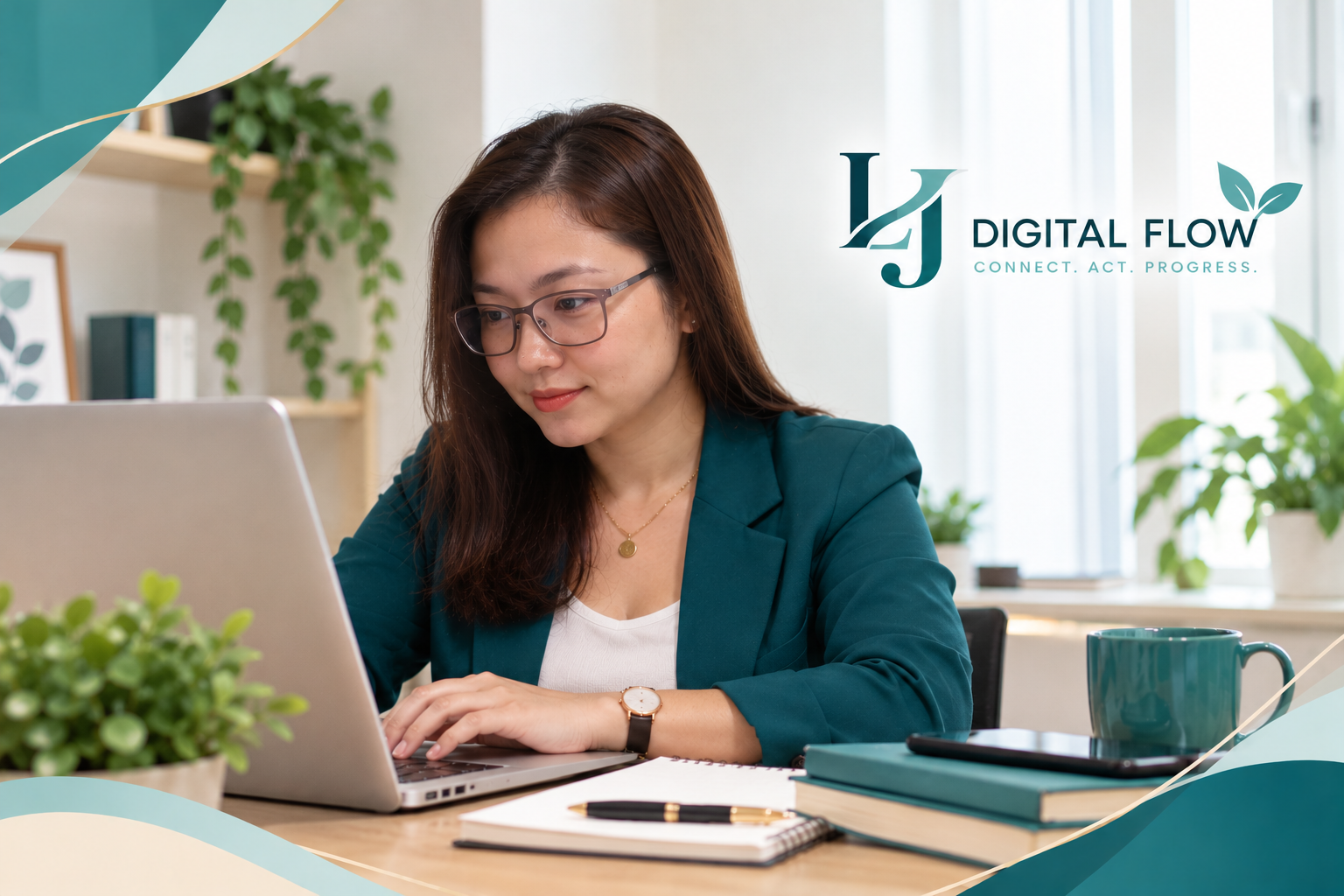 Lanie, founder of LJ Digital Flow