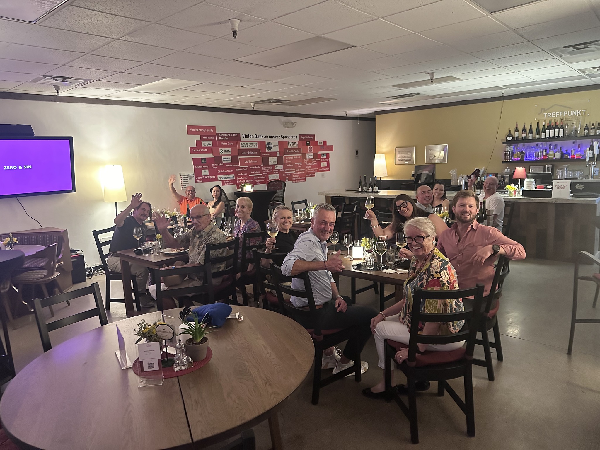Treffpunkt members enjoying a cultural evening together