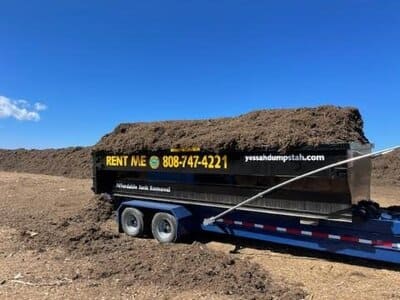 Material delivery in Waimea