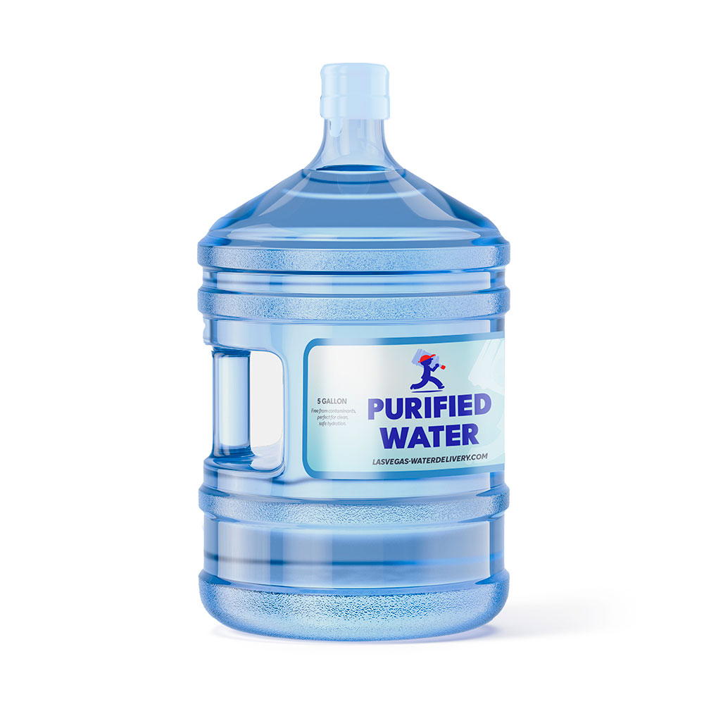 Purified water delivery bottle
