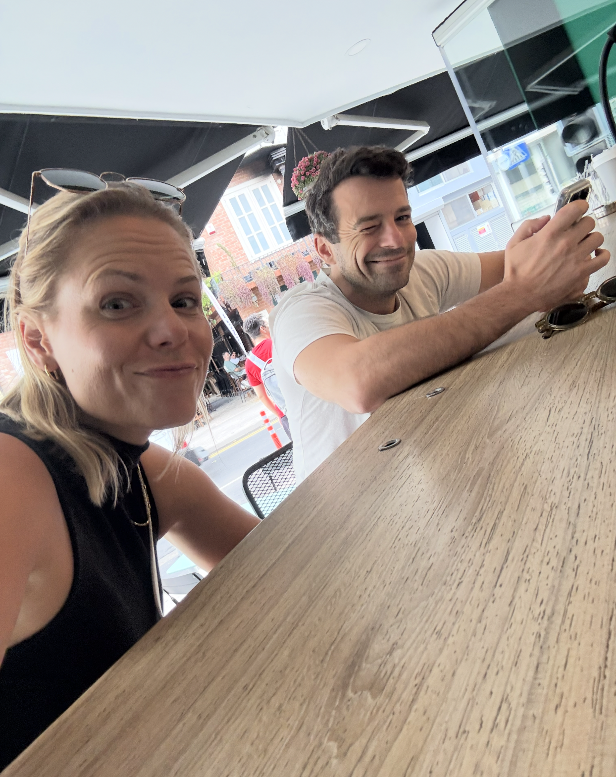 Selfie von Alina und Manu
