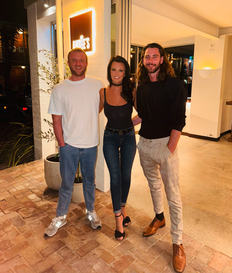 Stone & Steam with the owners of Andies restaurant on opening night — Thirroul