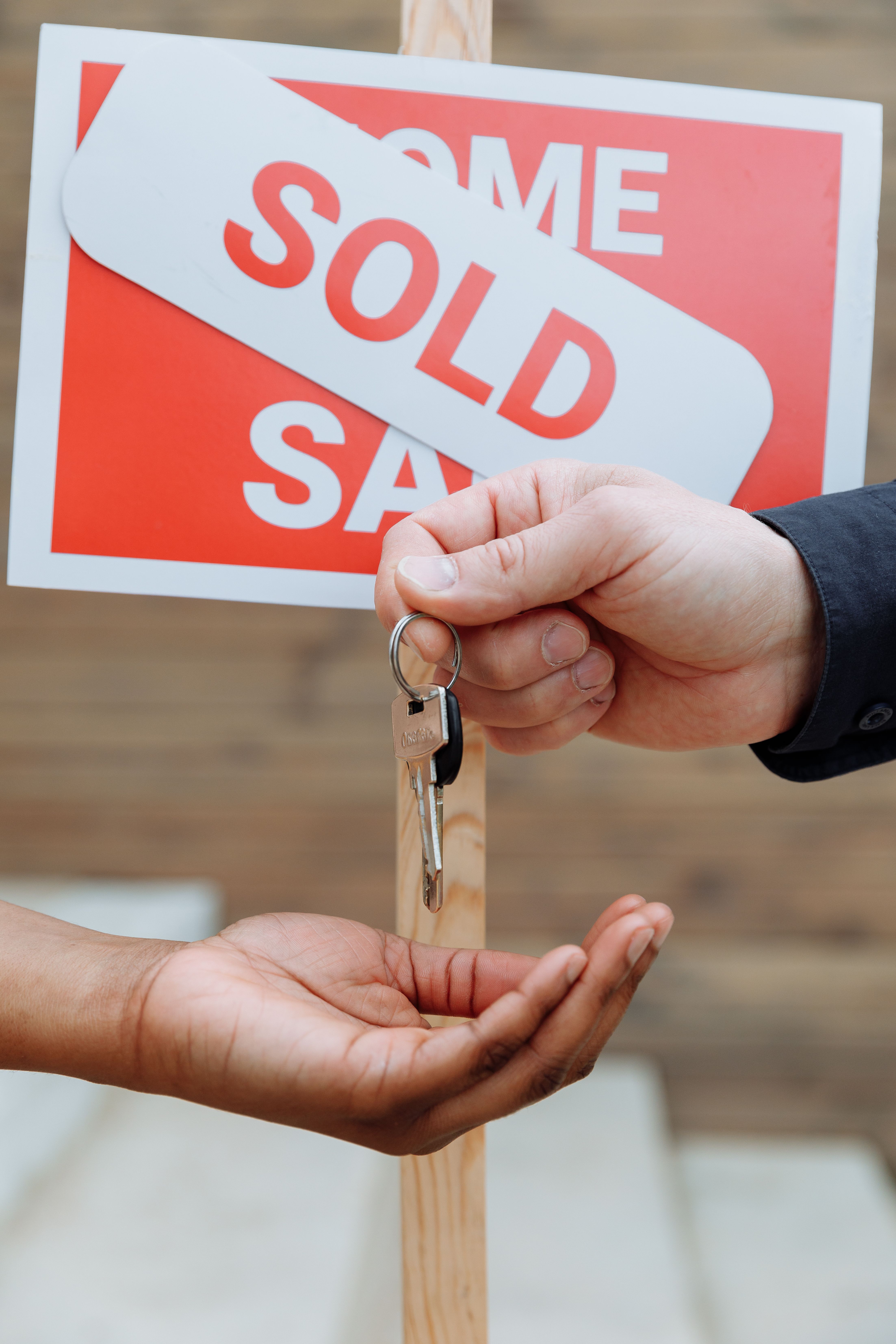 House keys, representing new home ownership