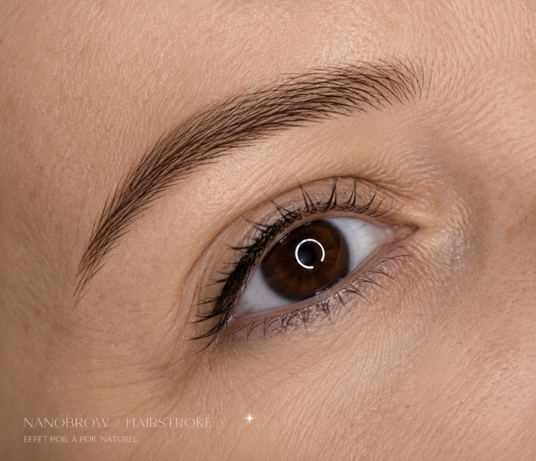 Sourcils hairstroke nanobrow — Art Beauté d'Mline