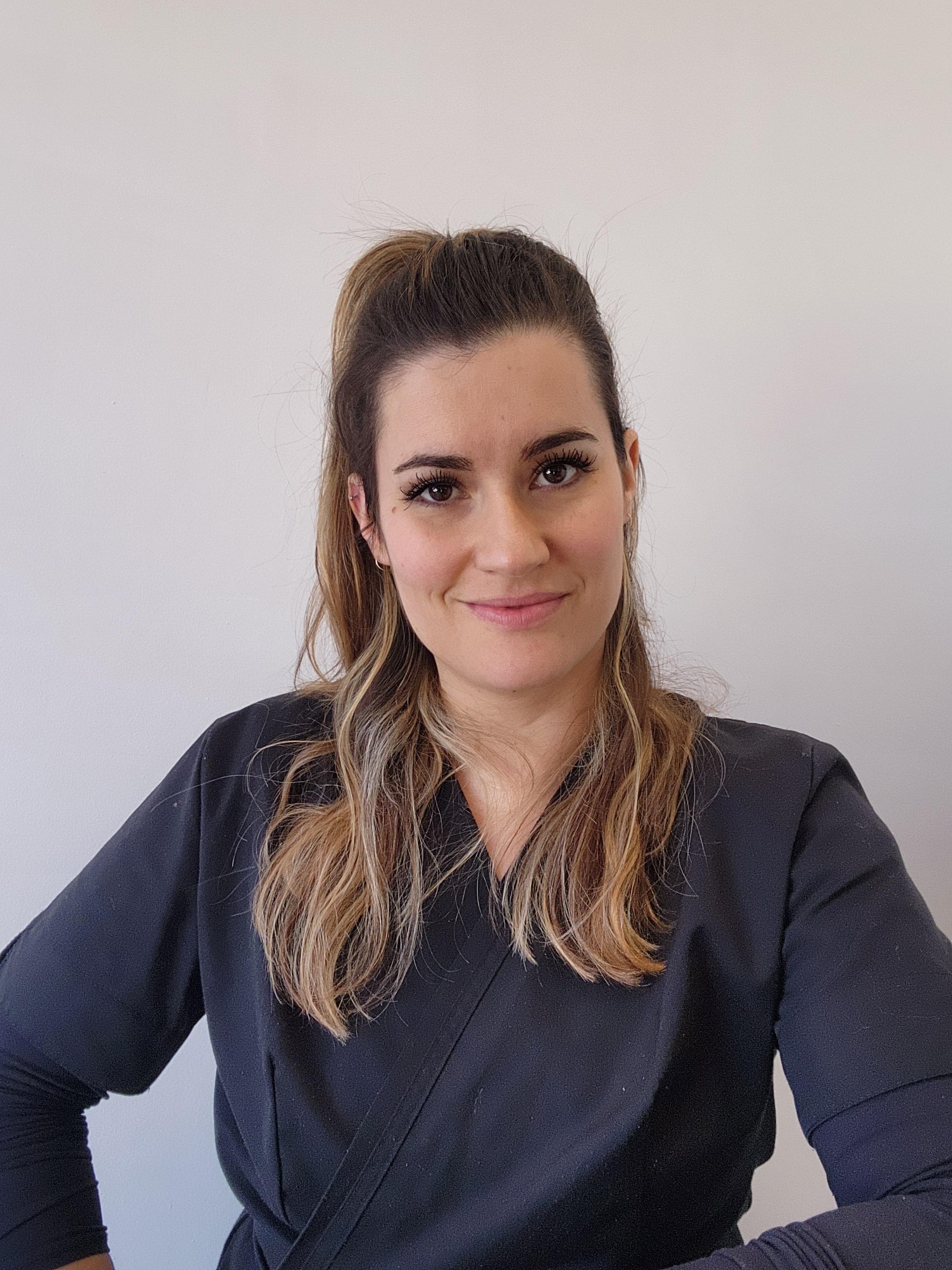 Emeline Sanchez dans son espace de travail