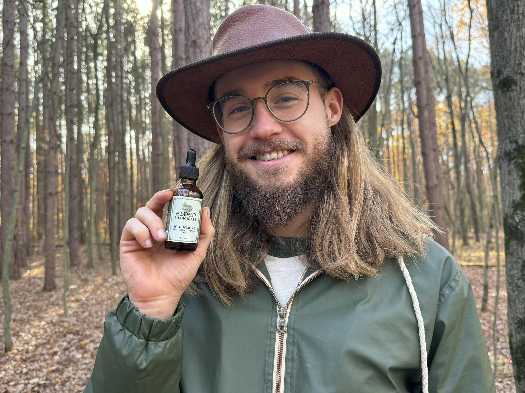 I’m Tyler Davidson, founder of Elden Medicinals, a board-certified holistic health coach, nutritional therapist, and author of Wild Healing with Medicinal Mushrooms: Therapeutic Use & Foraging. 

I created Elden Medicinals to offer natural, 
research-backed mushroom remedies that 
reconnect you with your vitality.

You can find my book and subscribe to my newsletter at eldenmedicinals.org, and follow along on social media for mushroom, foraging, and holistic health education.
