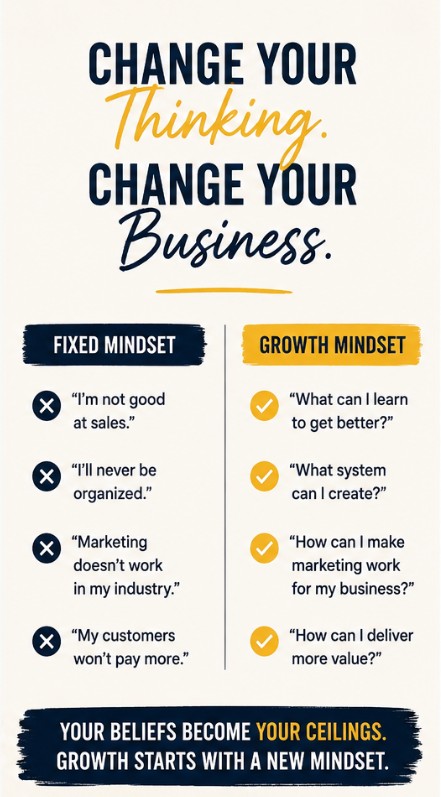 how mindset affects your business profits