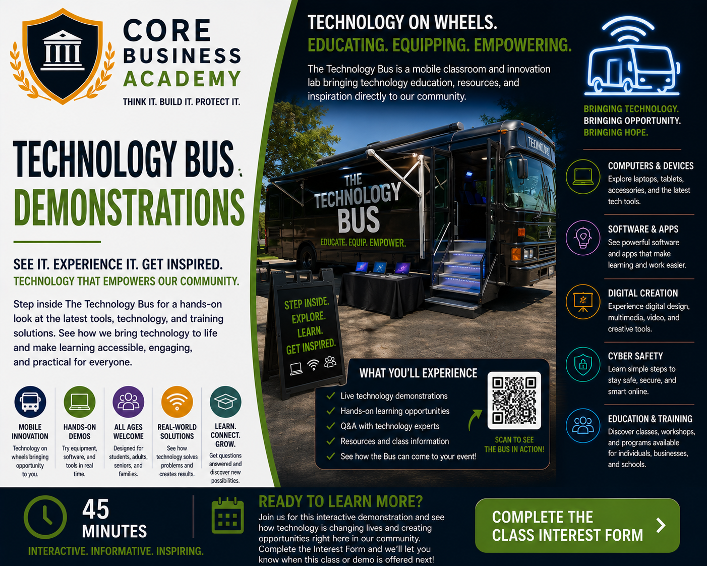 Technology Bus Demonstrations