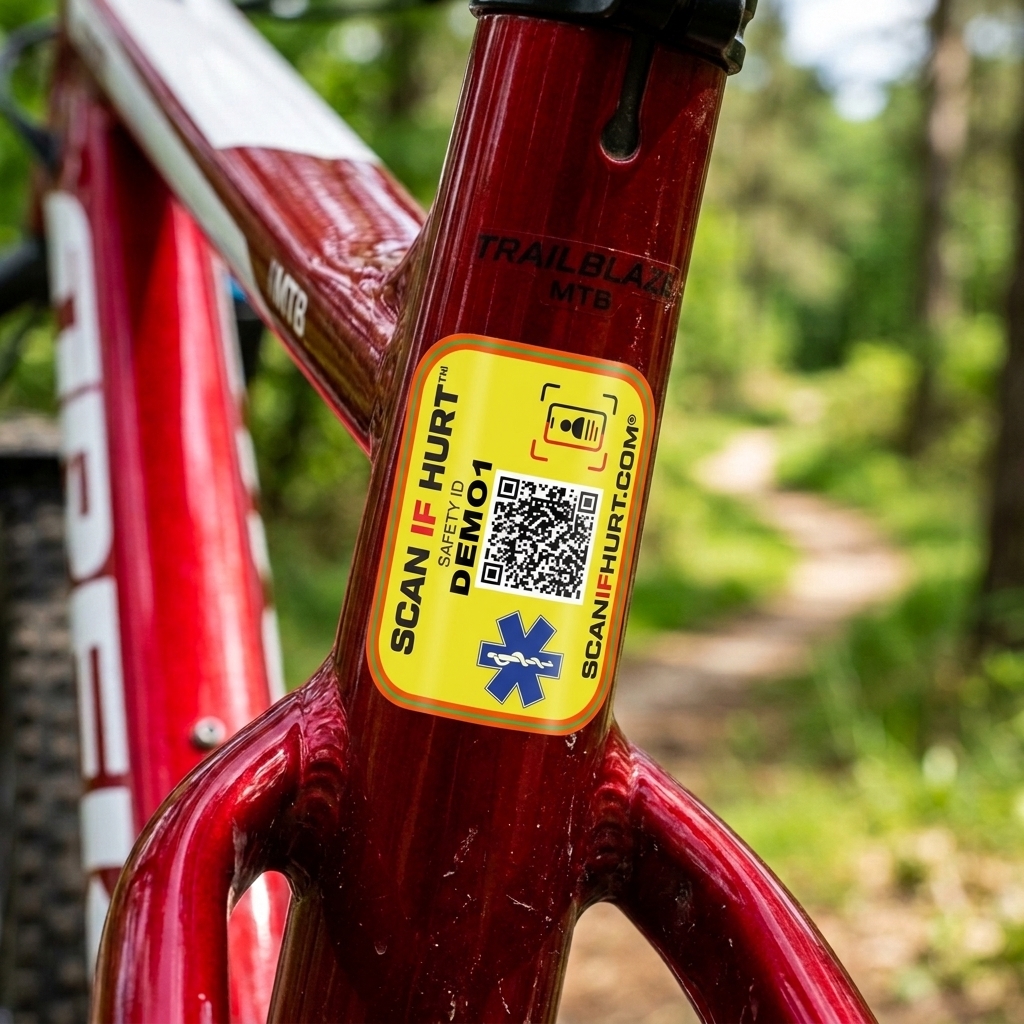 Safety ID sticker