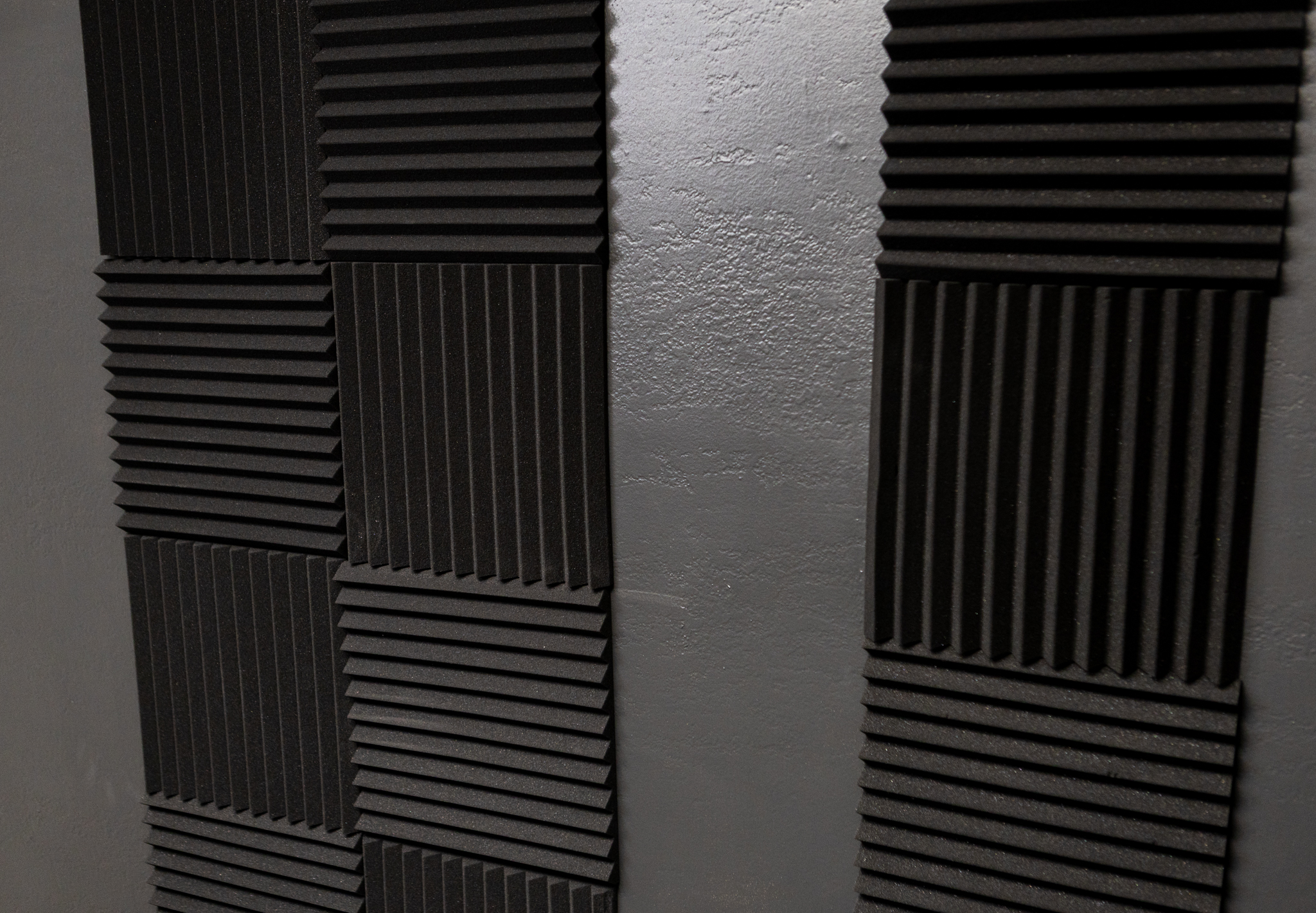 Acoustic foam treatment