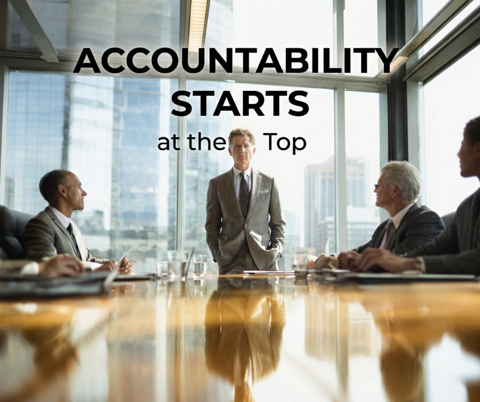 Accountability Starts at the Top, Not the Bottom