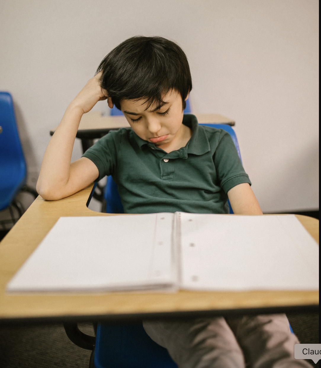 Child struggling in school