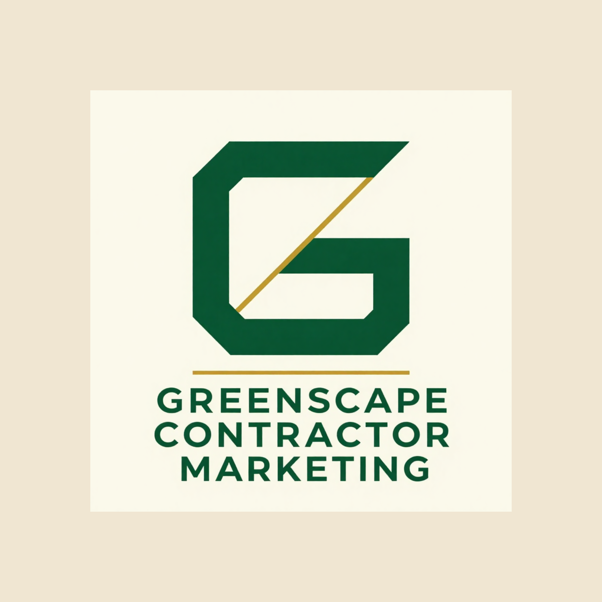 Greenscape Contractor Marketing Logo