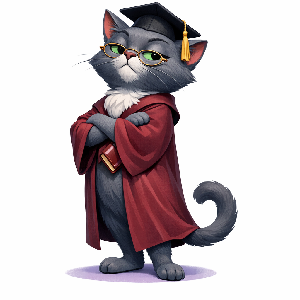 Duke Fluffington — cartoon portrait