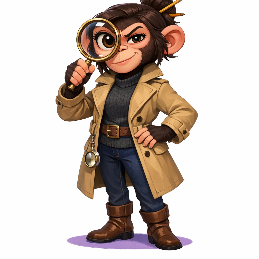 Socialite Sniper — cartoon portrait