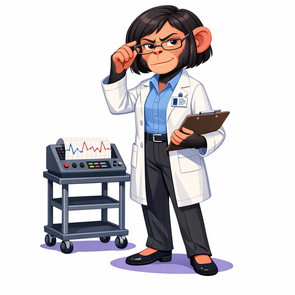 Dr. Vera Blunt — cartoon portrait