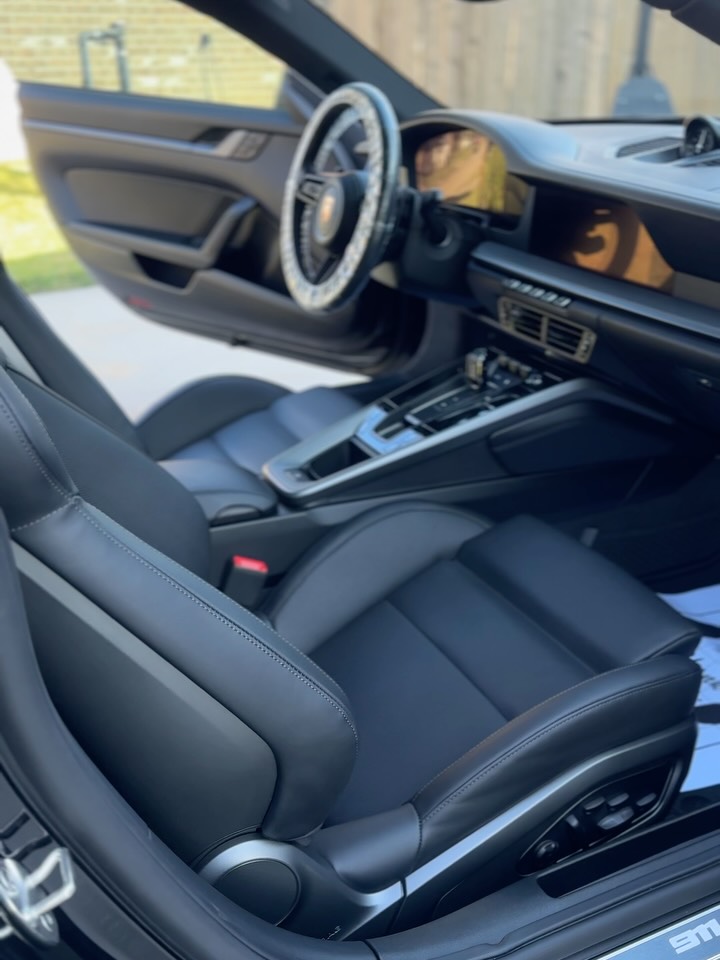 Porsche Interior Deep Clean Houston TX - Astro City Detail