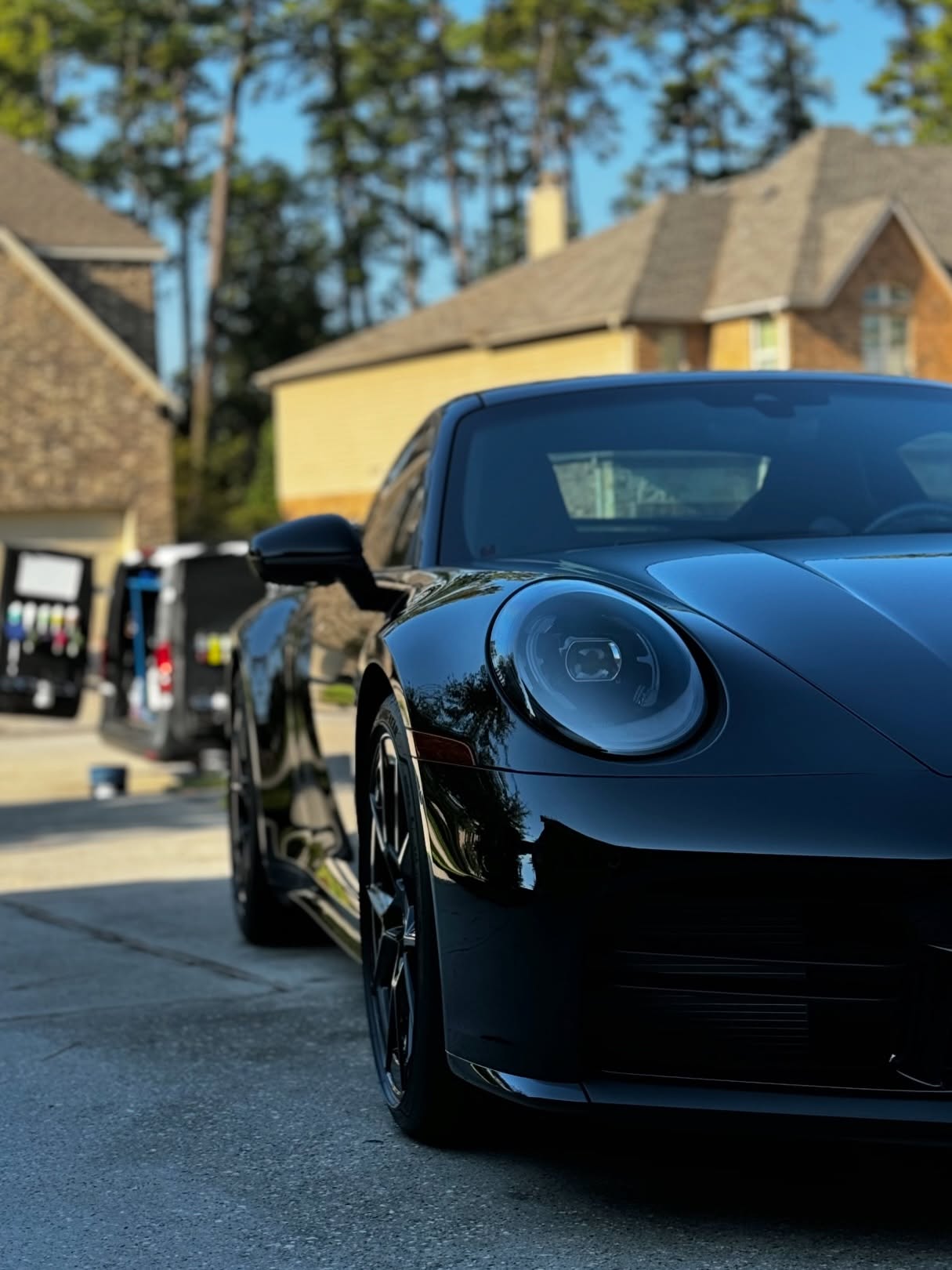 Paint Correction Porsche Humble TX - Astro City Detail