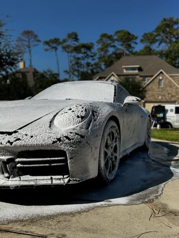 Porsche Exterior Wash Houston TX - Astro City Detail