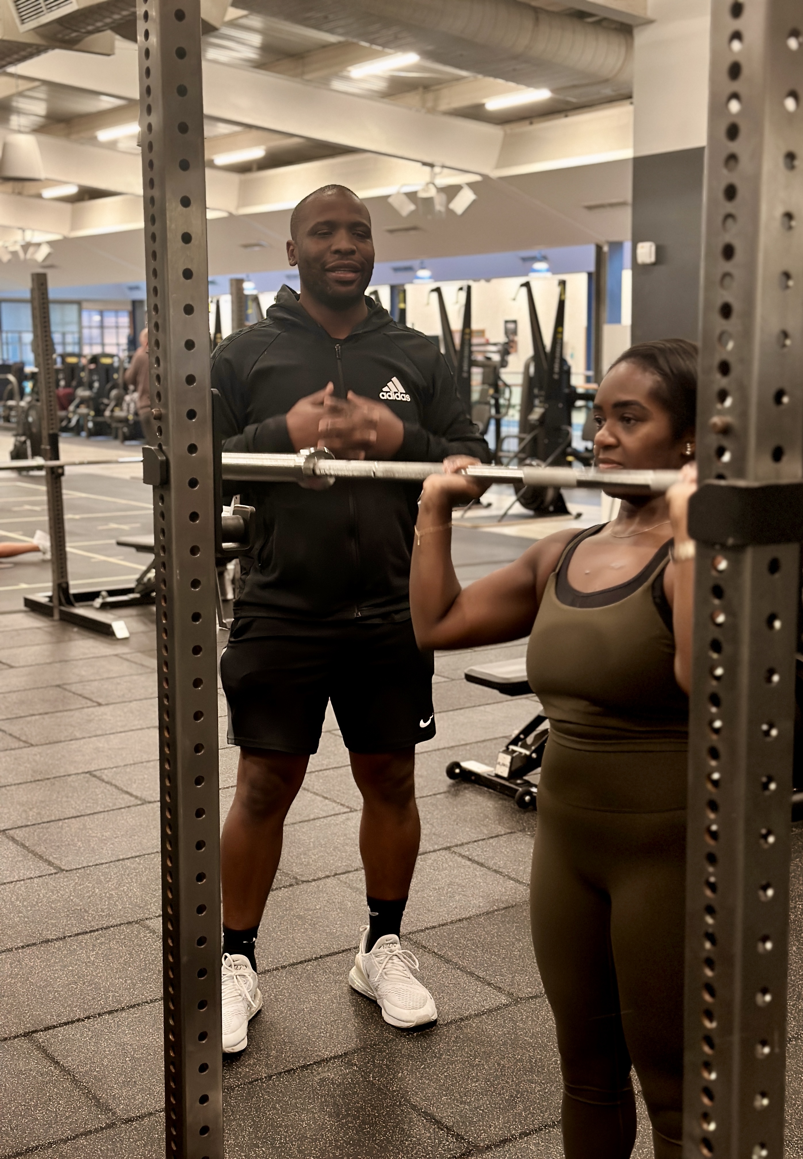 Renford Bennett coaching a client