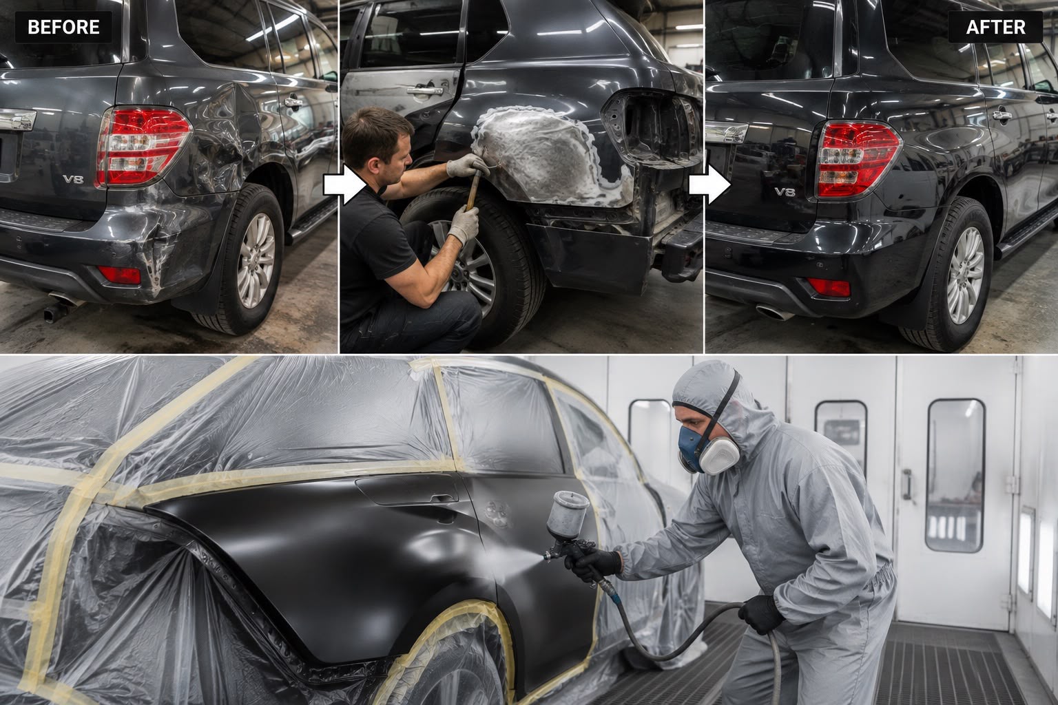 Professional paint restoration and detailing
