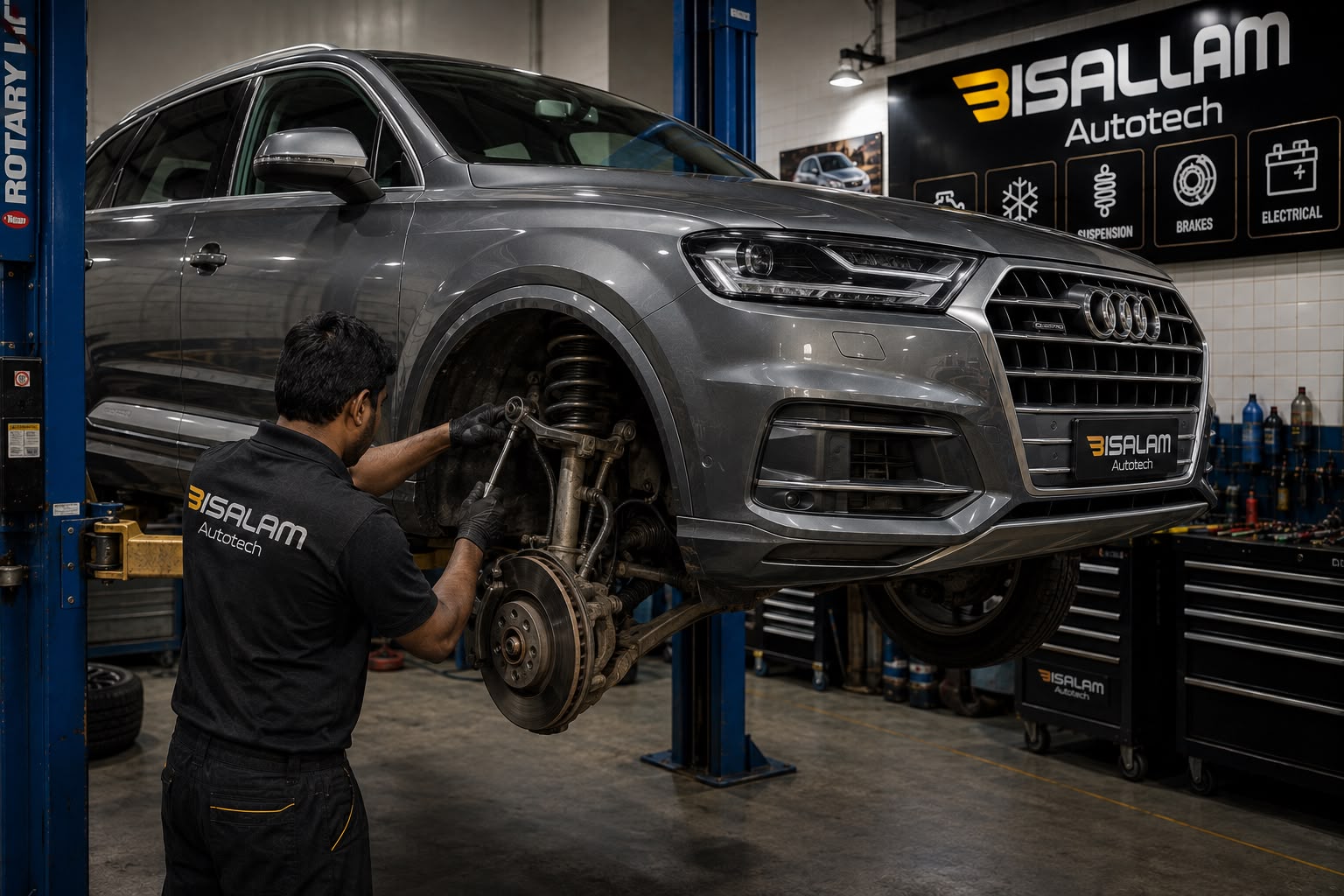 AUDI at Bi Salam Autotech workshop