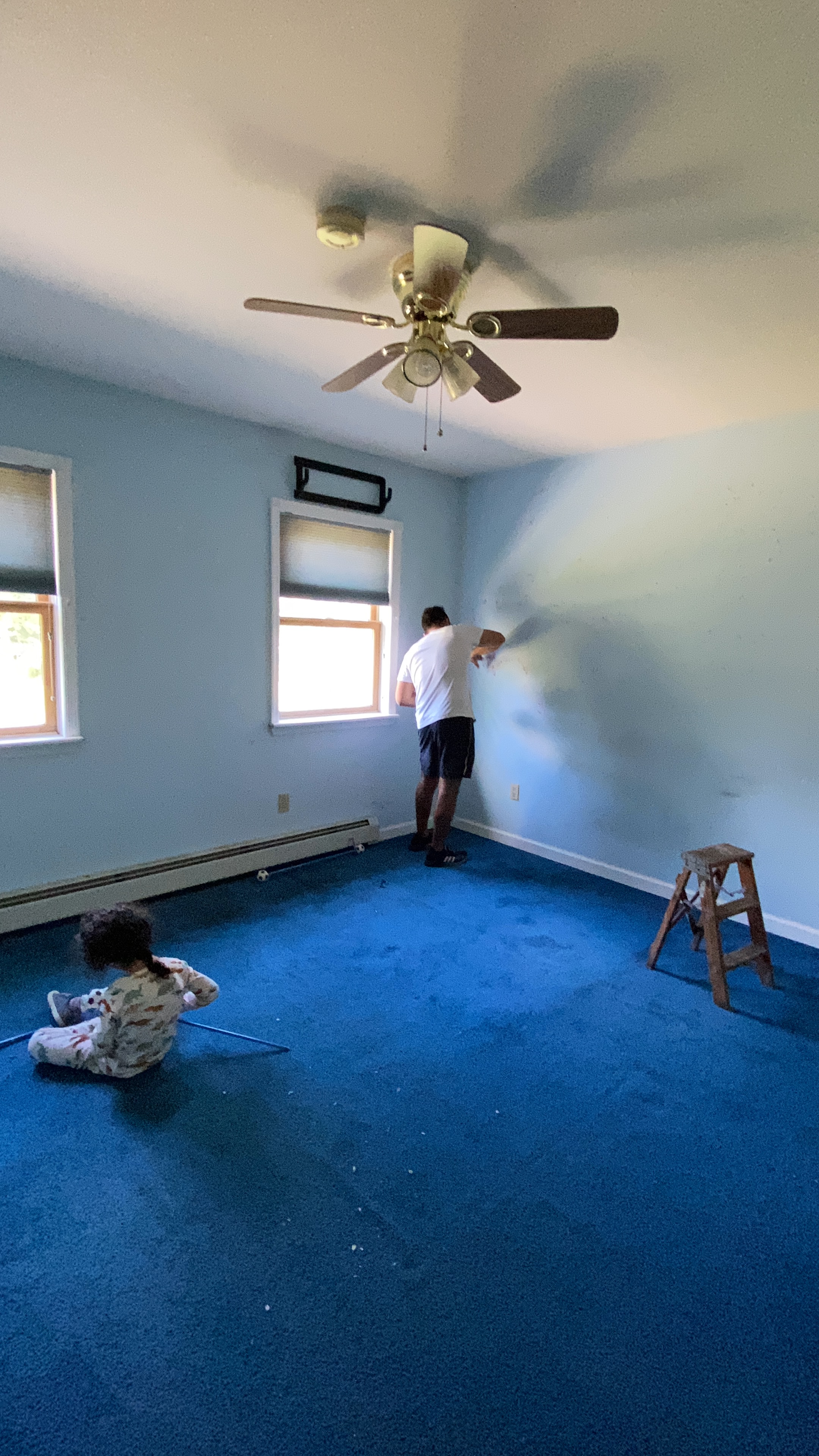 Bedroom before new carpet installation Seminole County FL - Protocol Home Services