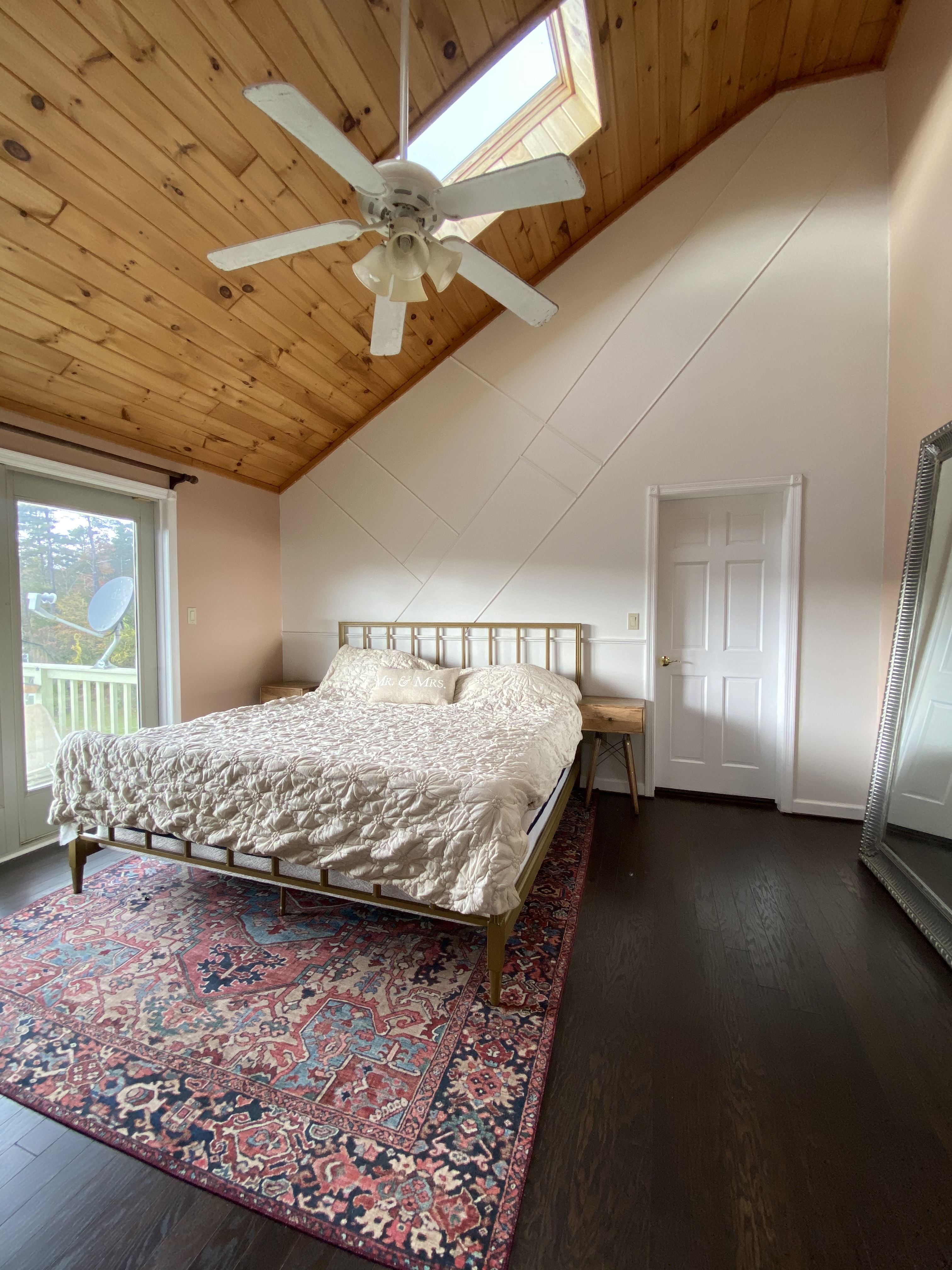 Engineered hardwood floor installed bedroom Central Florida - Protocol Home Services